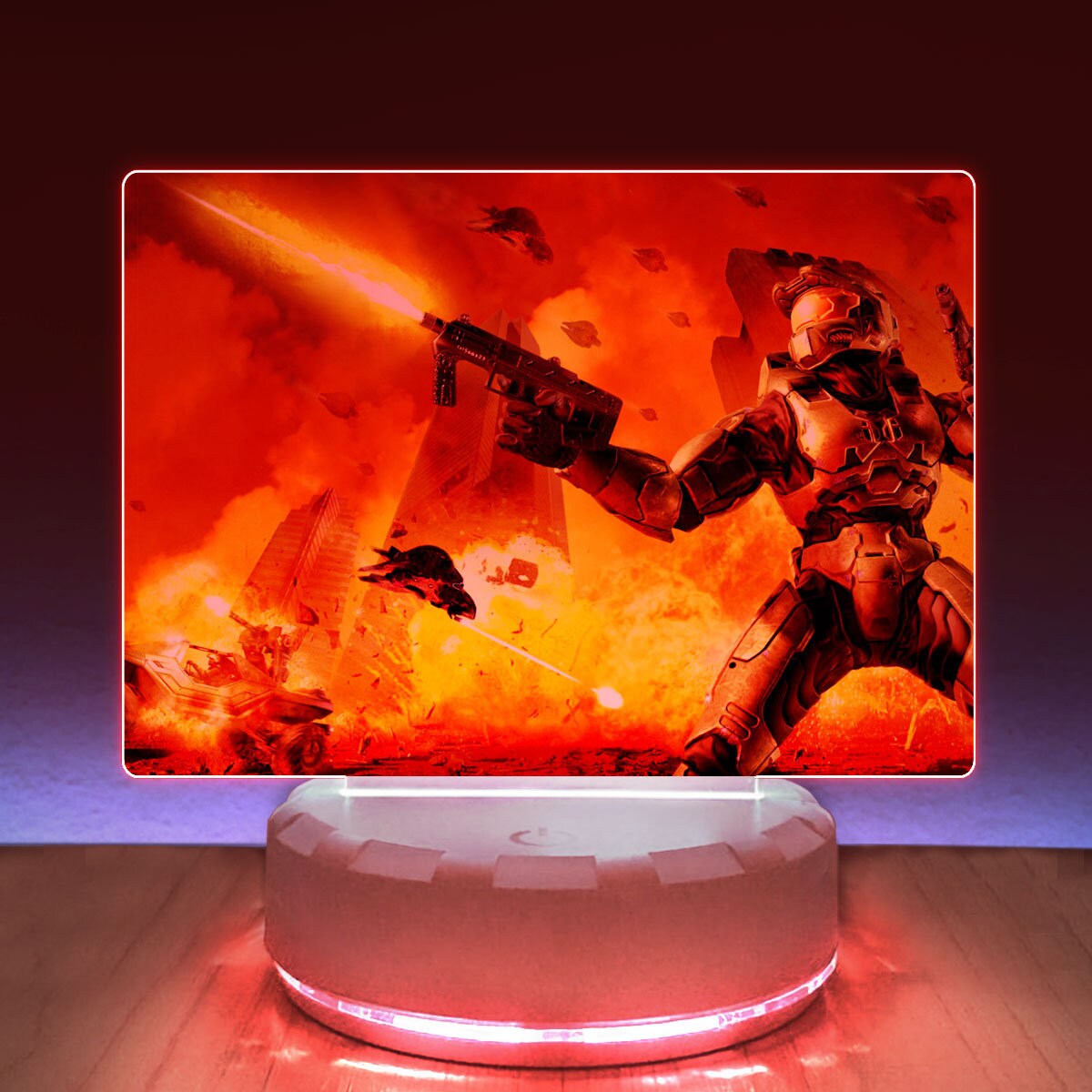 Video Game LED Desk Lamp Gaming Room Decor Brightness Etsy