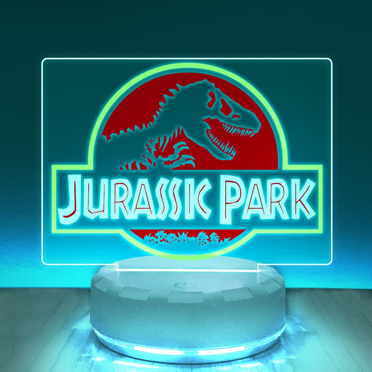 Movie Jurassic Park LED Desk Lamp Jurassic Park Room Decor Etsy