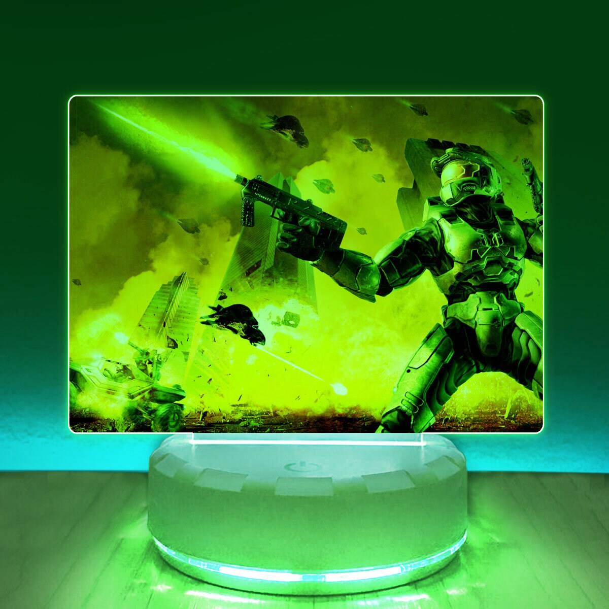 Video Game LED Desk Lamp Gaming Room Decor Brightness Etsy