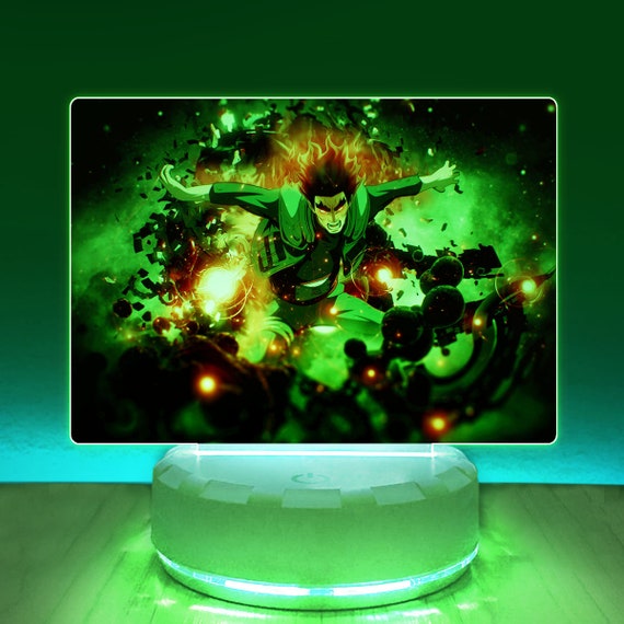 Table Lamps Lighting 3D 8 gates Ninja Anime Desk Lamp RGB Base Led 16