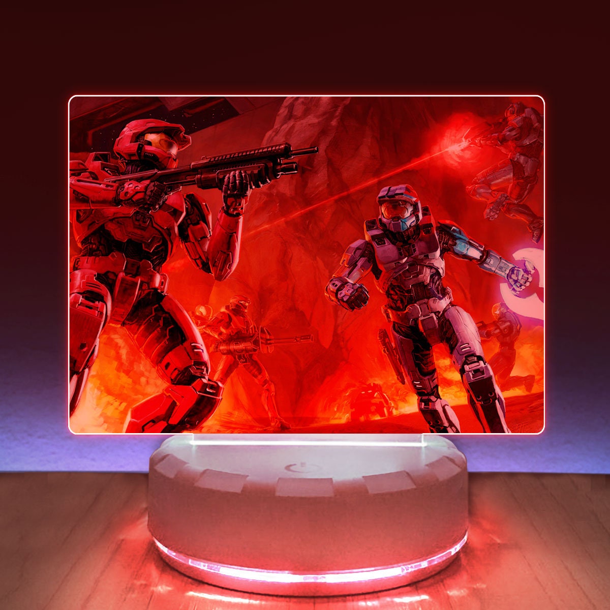 Video Game LED Desk Lamp Gaming Room Light Decor Brightness Etsy