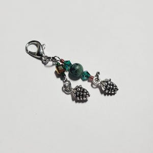 Pine Cones Charm, Silver Look Tiny Pine Cone Charms Zipper Pull, Pine Cones Purse Charm, Pine Cones Backpack Charm