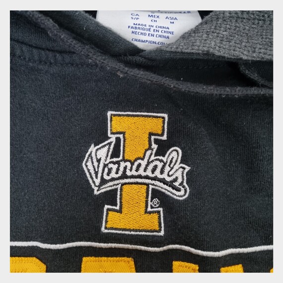 Vintage Champions Idaho Vandals Hoodie Size XS Bl… - image 3