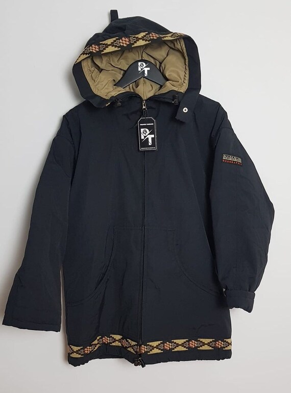 Napapijri Jacket Black Size XL Vintage 