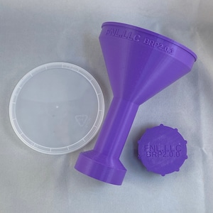 The Precision Printed Funnel (tm) for Newer SeaDoo 2-Stroke Oil Filling, Includes Dust Caps