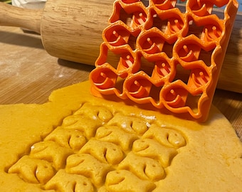 Goldfish Cracker Cutter, cuts 15 fish  3D Printed with Food Grade PLA