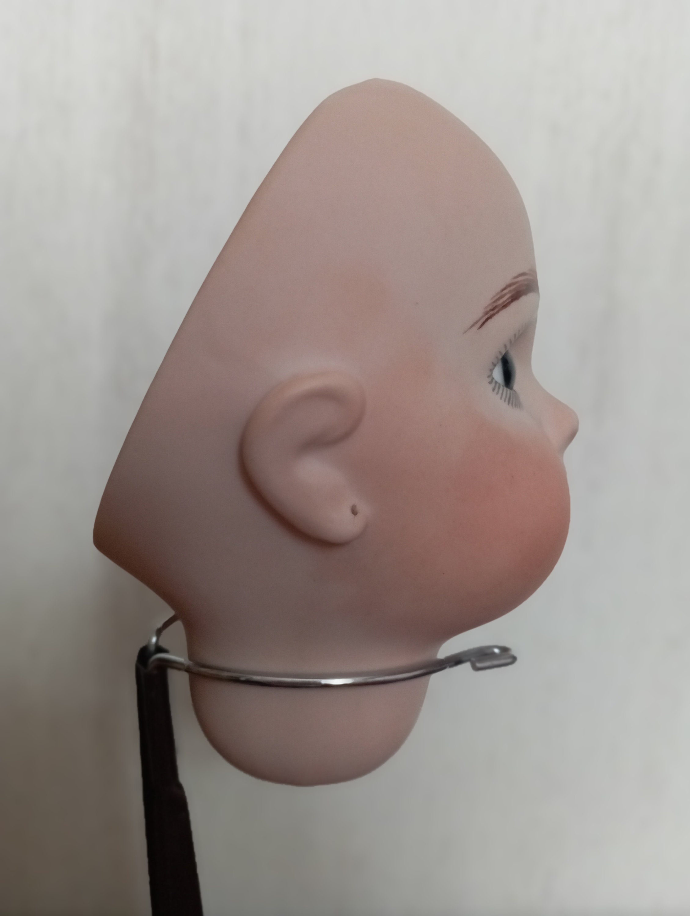 Superbe reproduction tête de poupée ancienne Jumeau