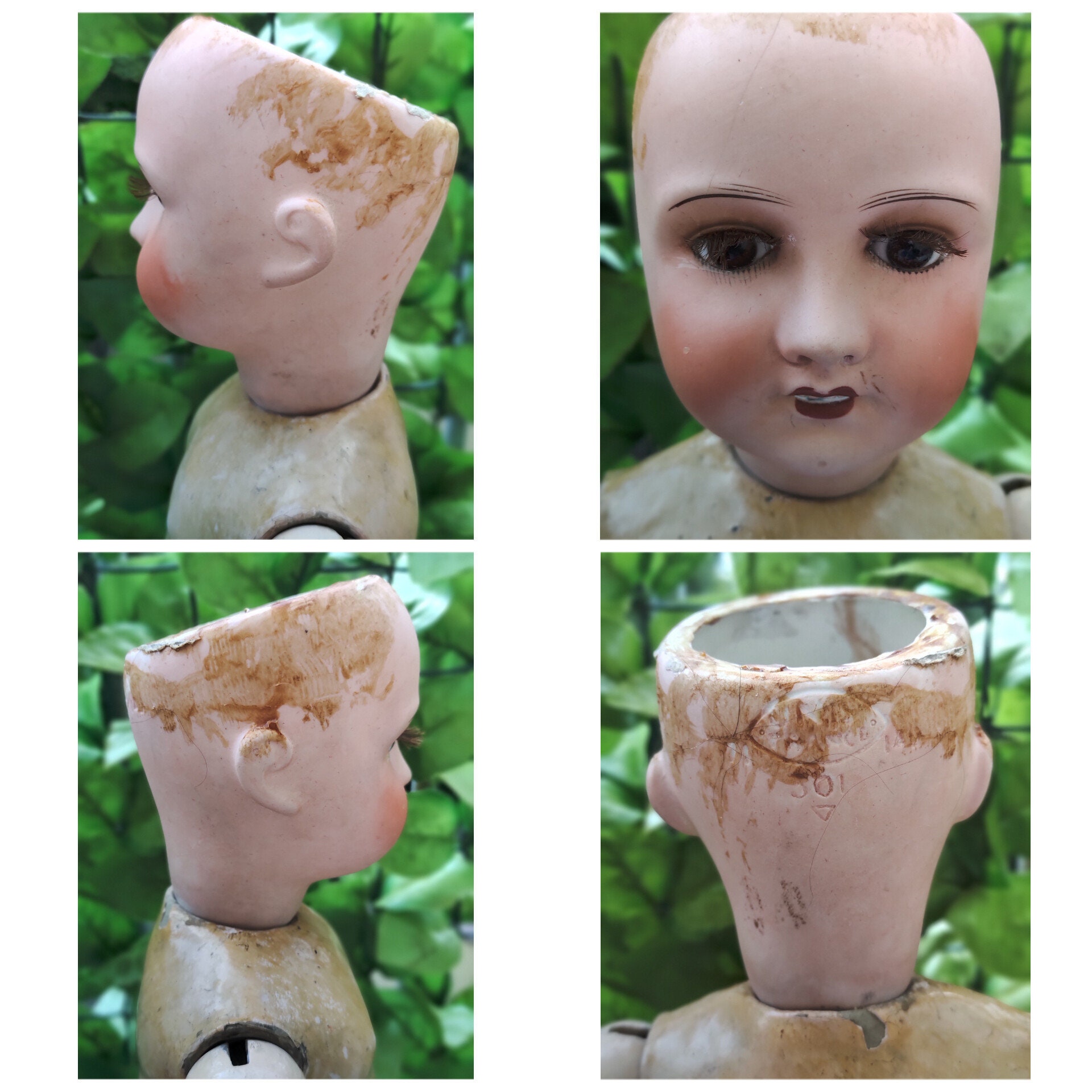 Ancienne poupée UNIS France 301 Tête Porcelaine Jumeau -réf 71 .149