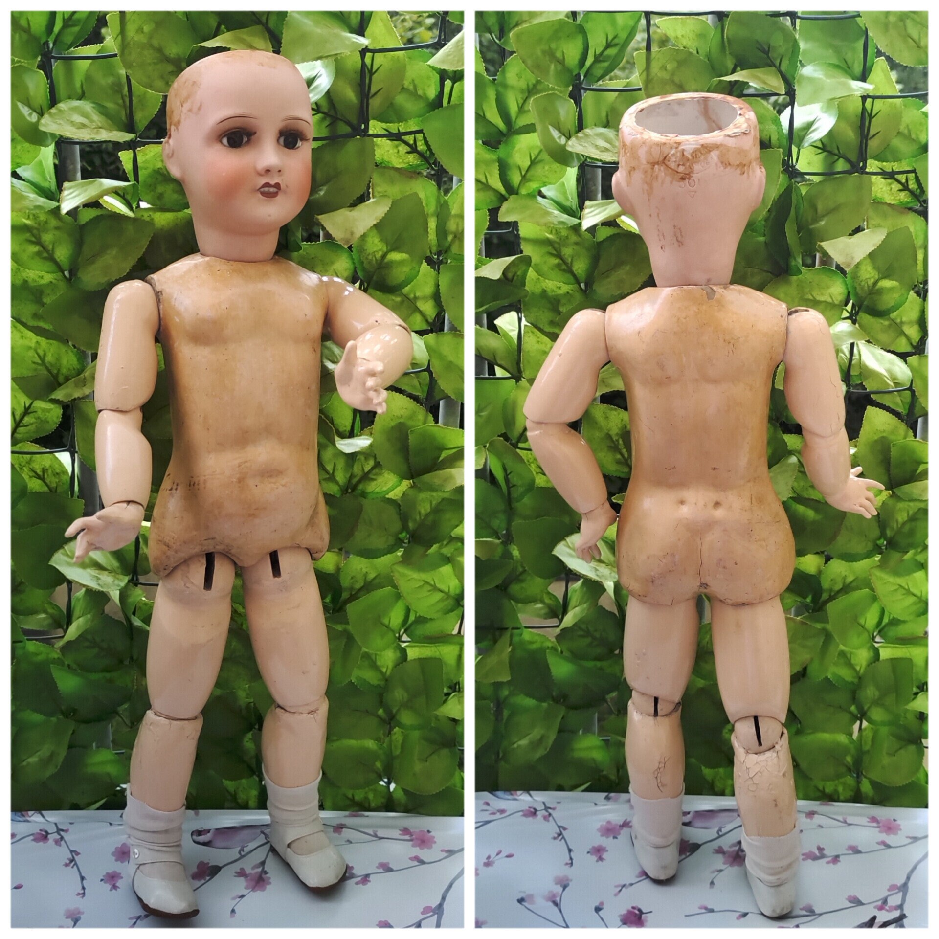 Poupée Ancienne Unis France 301 9 - Vintage 50 Cm - Fabriquée En France