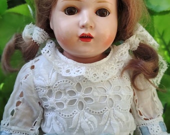 Antique Vintage doll 14&quot; ( possibly Germany?)