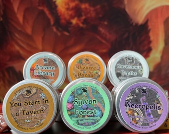 The Campaign One Mini Set | Soy Candle | Gamer Candle | Fantasy | RPG | DnD | Gamer Gift | Dungeon Master