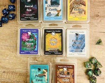 The Campaign 3 Wax Melt Set | Soy Candle | DnD Candle | Fantasy | Gamer Gift | Geek Gift