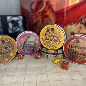 Bard&#39;s Pack | Soy Candle | Wax Melts | Fantasy | RPG | Gamer | DnD | Geek Gift
