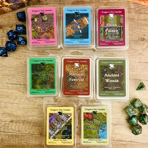 The Campaign 2 Wax Melt Set | Soy Wax| DnD Candle | Fantasy | Gamer Gift | Geek Gift | Dungeons and Dragons