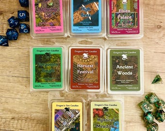 The Campaign 2 Wax Melt Set | Soy Wax| DnD Candle | Fantasy | Gamer Gift | Geek Gift | Dungeons and Dragons