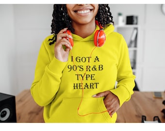 90'S R&B TYPE Heart | SVG | | PNG |