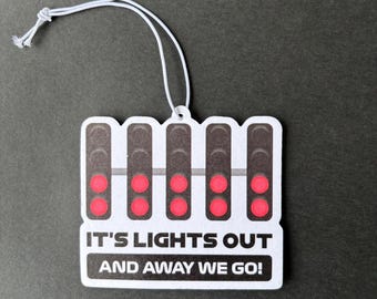 LIGHTS OUT and away we go air freshener