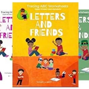 Caja de 9 libros ABC Traceable's (serie navideña) y libro personalizado adicional