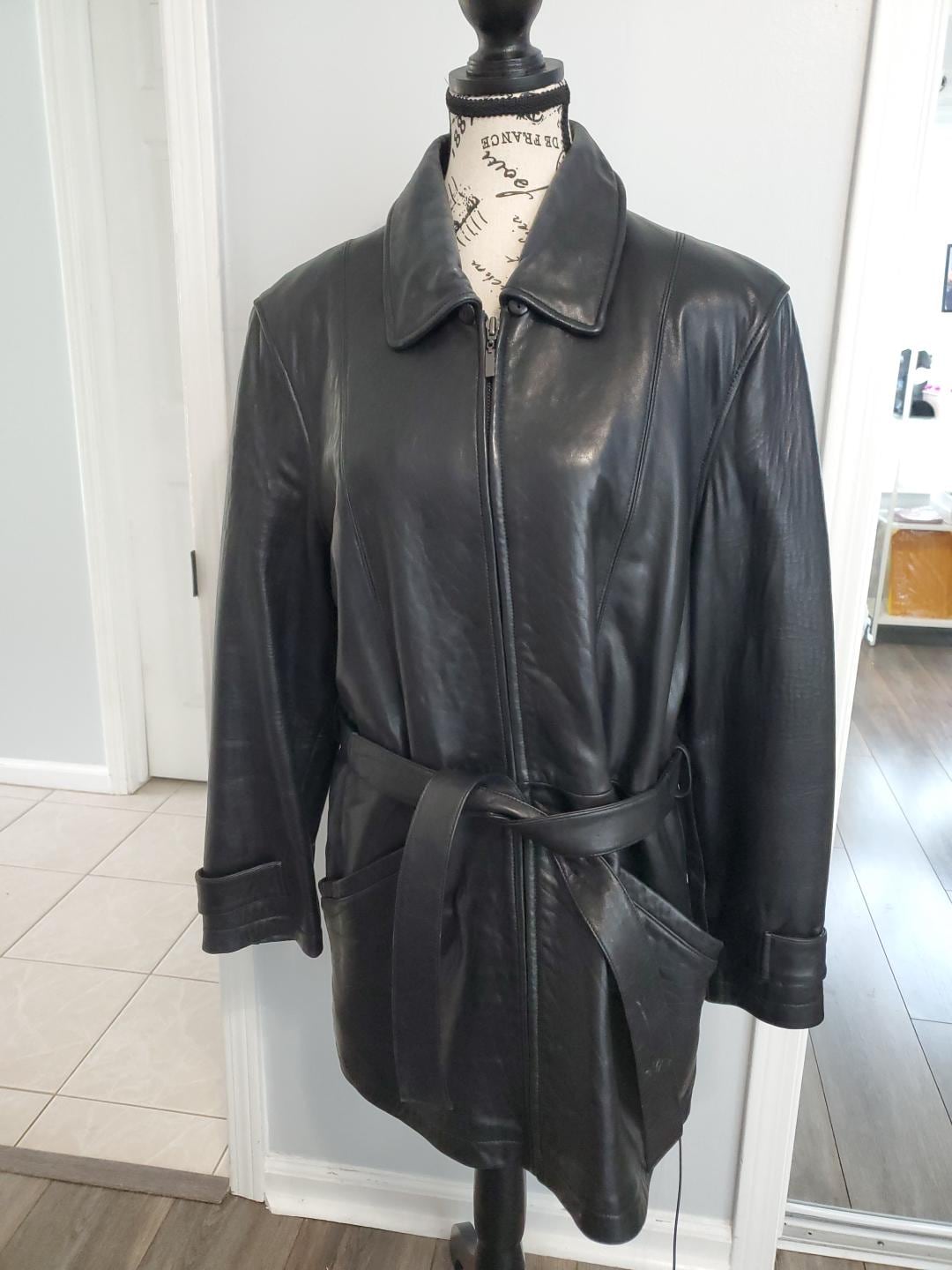 ・vintage lamb leather coat ビンテージ　ラムレザー Vintage Lamb Leather Jacket - Etsy