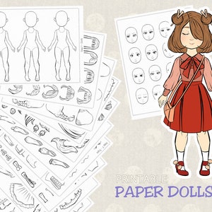 100+ ULTIMATE Paper Dolls, Paper Dolls to Color, Paper Dolls Printable Coloring, Paper Dolls PDF, Paper Dolls Prints, Paper Dolls Template