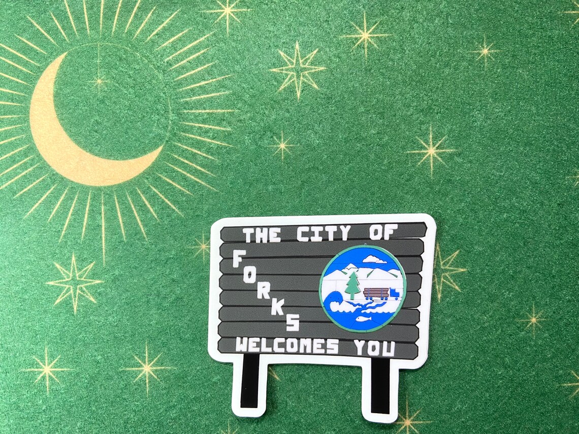 City of Forks Washington Sign Sticker Etsy