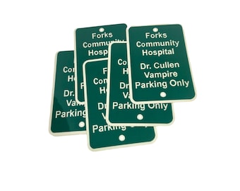 Forks Hospital Parking Sign Sticker