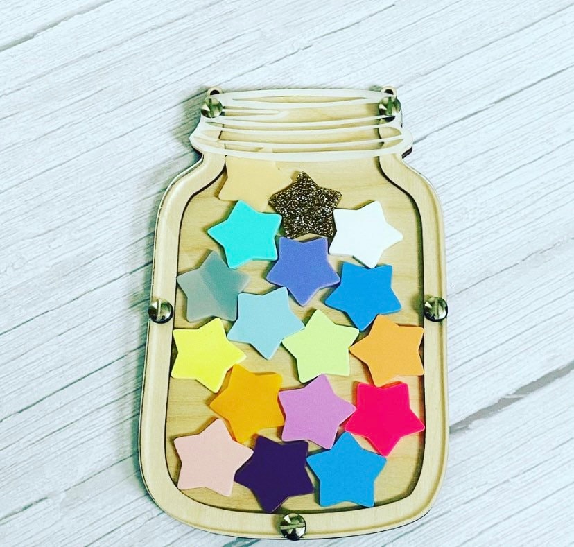 Reward Jar Reward Chart Personalised Reward Jar Good Etsy UK