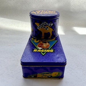 Vintage 1994 Smokin Joe’s Racing Camel Cigarettes R.J. Reynolds Tobacco Company Tins Collectible Containers - Set of 2