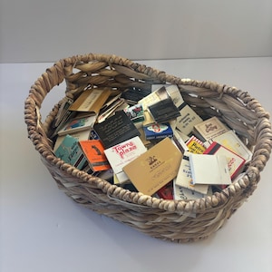 Vintage Assorted Aesthetic Matchbooks - Sets of 10, 25, 50, 100, 125, 150, 175 or Whole Lot of 208
