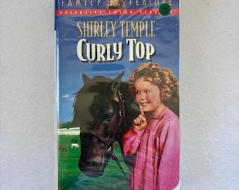 Vintage Shirley Temple Curly Top 1994 20th Century Fox VHS Tape - Tested & Works