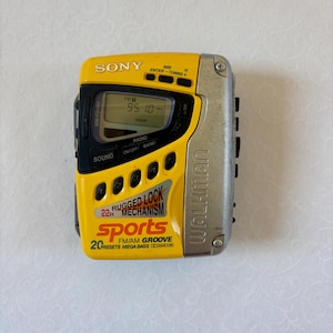 Vintage Sony Sports Walkman WM-FS499 - Portable Cassette Player & Radio