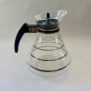 Vintage Mid- Century Modern David Douglas Pyrex Corning 8-cup Carafe Coffee Server