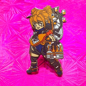 Death &quot;Drinking&quot; Pin Hard Enamel + Sticker | Death Stranding