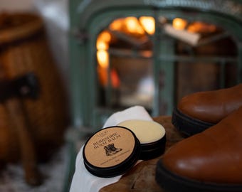 All-Natural Leather Conditioner + Waterproofing | Non-Toxic Boot Balm | Organic Leather Polish