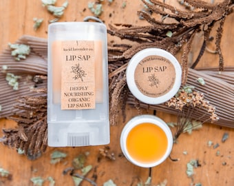 Organic Lip Balm | Natural Lip Salve | Exceptionally Nourishing Lip Mask | Lip Sap | Intense Lip Hydration | Fix Chapped Lips