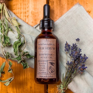 Organic Hair Growth Oil | Natural Hair Repair | Can Use as Beard Oil Too | Hair Moisturizer | Silk Serum