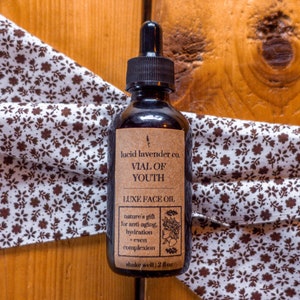 Organic Hydrating Face Oil | Natural Face Serum | Anti-Aging Oil | Wrinkle Remover | Vial of Youth