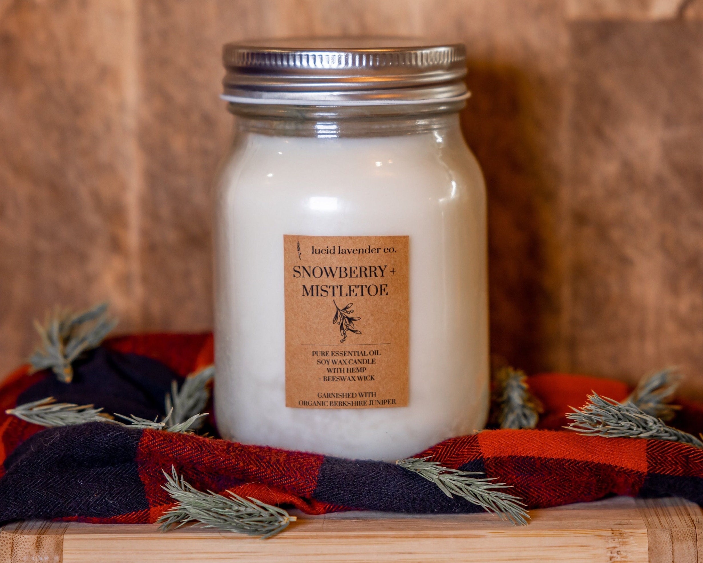 Tallow & Beeswax Candle, Wooden Wick Candle with Hand-Rendered Grass-fed  Beef Tallow