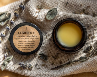 Organic Anti-Aging Salve | Natural Face, Neck, Eye Moisturizer | Rejuvenating Skin Cream | Prevent Wrinkles