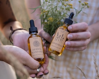 Organic Moisturizing Body Oil | Bohemian Natural Perfume Oil | Massage Oil