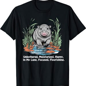 Unbothered Moo Deng T Shirt
