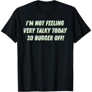 Rolig humoristisk skämt T-shirt