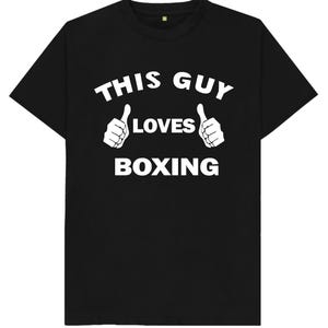 This Guy Loves Boxing T Shirt