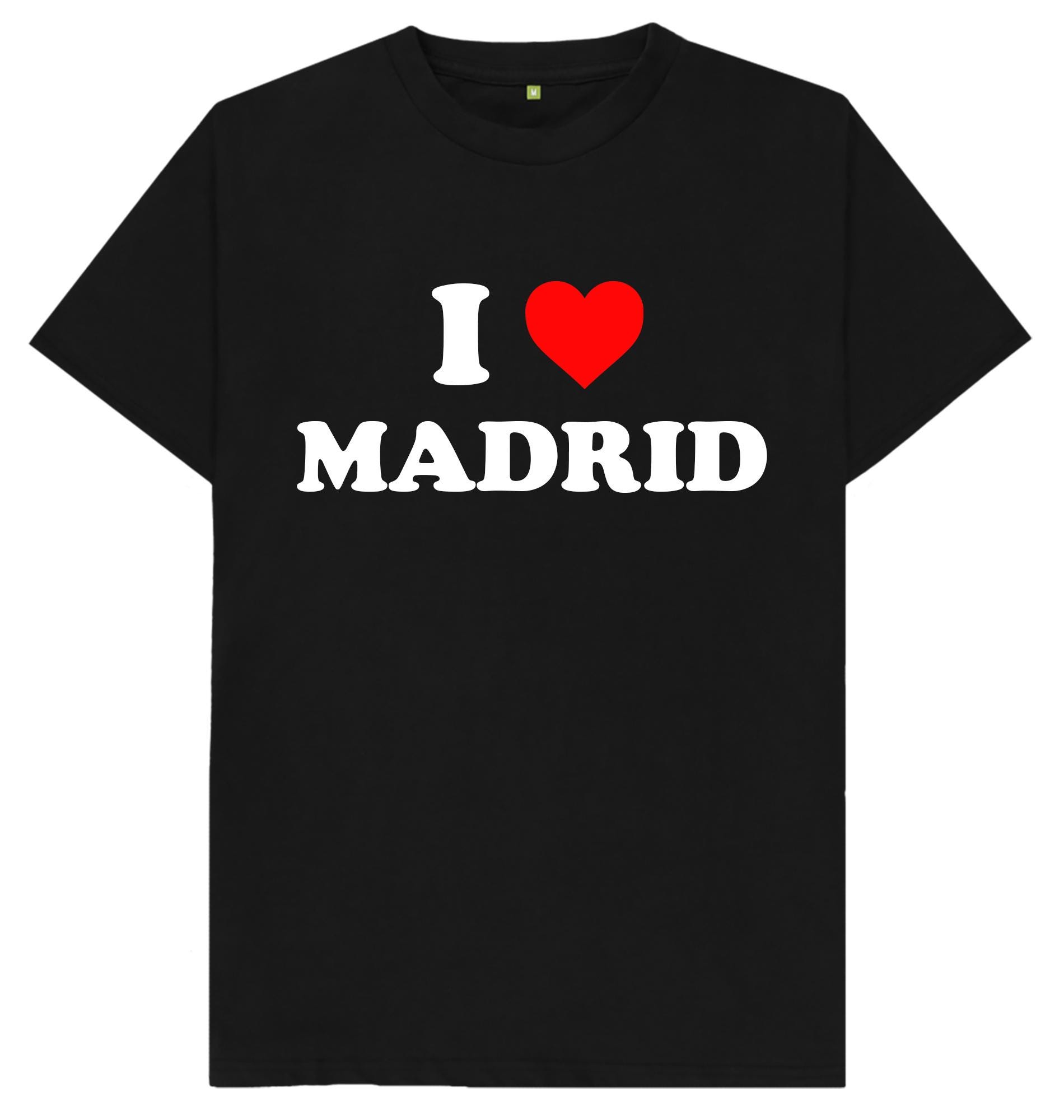 I Love Madrid T Shirt - Etsy
