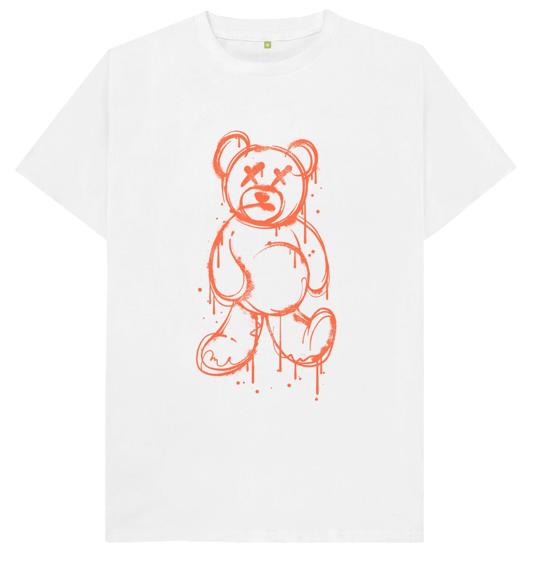 Tシャツ・カットソー [READY4NEXT] TeddyBear Artwork short sleeved Tshirt(WHITE) il_fullxfull.5004341328_6ts2.jpg