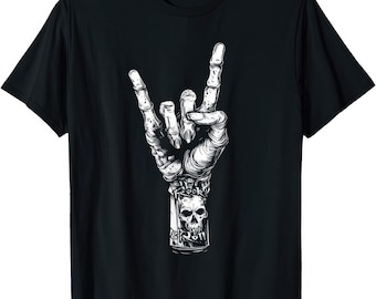Rock n Roll Music Lover Festival Fist Punk Heavy Metal Grunge T Shirt