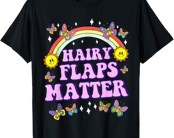 Camiseta grosera y divertida con chiste sobre los colgajos peludos