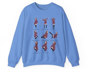 A little bit Alexis Crewneck Sweatshirt/schitts creek sweatshirt/Schitts creek gifts