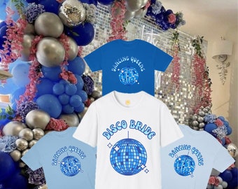 Disco BRIDE Tshirt/ Junggesellinnenabschied / Mamma Mia BACHELORETTE / letzte Disco