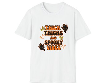 Cuisses épaisses et chemise Vibes fantasmagorique/chemise d'Halloween
